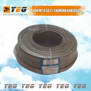 YEG GÜVENLİK 2+1 0,50 CCTV KAMERA KABLOSU